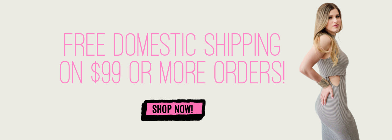 Free Domestic Shipping!